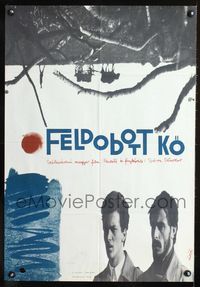 1o249 UPTHROWN STONE Hungarian movie poster '69 Sandor Sara's Feldobott ko, cool artwork!