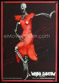 1o602 WAR OF THE WORLDS NEXT CENTURY Polish '81 wild naked skeleton woman art by Hoff & Pagowski!