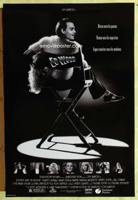 1p106 ED WOOD DS one-sheet '94 Tim Burton, Johnny Depp as the worst director ever, mostly true!