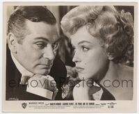 1r083 PRINCE & THE SHOWGIRL 8x10 still '57 super close up of Marilyn Monroe & Laurence Olivier!