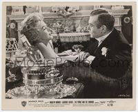 1r093 PRINCE & THE SHOWGIRL 8x10 '57 Marilyn Monroe & Laurence Olivier on couch behind wine bucket!