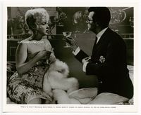 1r128 SOME LIKE IT HOT 8x10 '59 Tony Curtis and sexiest Marilyn Monroe toasting with champagne!