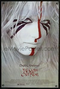 1z115 CLAN OF THE CAVE BEAR one-sheet movie poster '86 fantastic image!