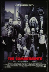 1z122 COMMITMENTS DS one-sheet movie poster '91 Alan Parker, Irish rock!