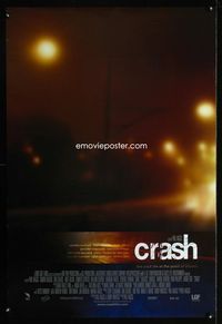 1z126 CRASH DS one-sheet movie poster '04 Don Cheadle, Sandra Bullock, Matt Dillon