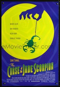 1z135 CURSE OF THE JADE SCORPION DS one-sheet movie poster '01 Woody Allen