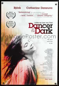 1z140 DANCER IN THE DARK DS advance one-sheet poster '00 directed by Lars von Trier, Bjork musical!