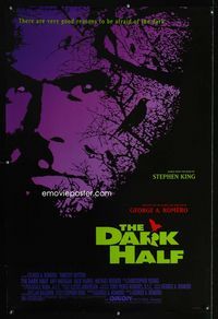 1z143 DARK HALF DS one-sheet movie poster '93 George Romero, Stephen King