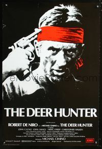 1z146 DEER HUNTER English 1sh '78 directed by Michael Cimino, Robert De Niro, Russian Roulette!