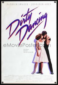 1z161 DIRTY DANCING one-sheet movie poster '87 Patrick Swayze, Jennifer Grey