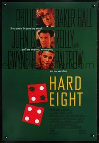 1z241 HARD EIGHT rare DS one-sheet poster '96 Gwyneth Paltrow, John C. Reilly, cool gambling image!