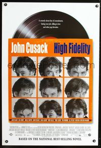 1z246 HIGH FIDELITY one-sheet movie poster '00 John Cusack, Jack Black, Lisa Boneta