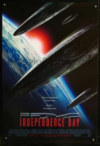 1z266 INDEPENDENCE DAY advance style B one-sheet movie poster '96 Will Smith