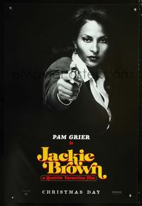 1z284 JACKIE BROWN Pam Grier style teaser one-sheet movie poster '97 Tarantino, Pam Grier