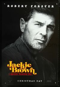 1z287 JACKIE BROWN teaser Robert Forster style one-sheet poster '97 Quentin Tarantino, Pam Grier