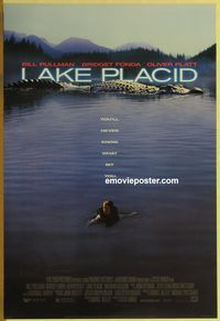 1z310 LAKE PLACID DS one-sheet poster '99 Bridget Fonda swims for her life from giant alligator!