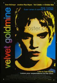 1z527 VELVET GOLDMINE one-sheet movie poster '98 Ewan McGregor, glam rock!