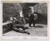 2d082 FRANKENSTEIN 8.25x10 R47 great close image of Dwight Frye holding torch to Boris Karloff!