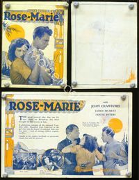 2k224 ROSE-MARIE movie herald '28 Joan Crawford, James Murray, House Peters