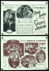 2k233 SHADOWS OF SUSPICION movie herald '19 Edwin Carewe, Harold Lockwood, Naomi Childers