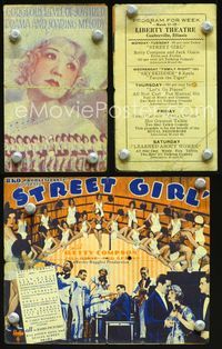 2k257 STREET GIRL movie herald '29 Betty Compson, Jack Oakie