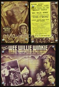 2k311 WEE WILLIE WINKIE Australian movie herald '37 Shirley Temple, Victor McLaglen