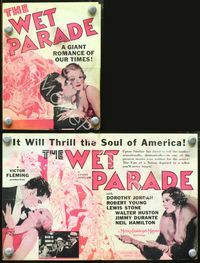 2k288 WET PARADE movie herald '32 Jimmy Durante, Dorothy Jordan, Robert Young