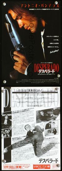 2k399 DESPERADO Japanese 7.25x10.25 movie poster '95 Antonio Banderas, Rodriguez