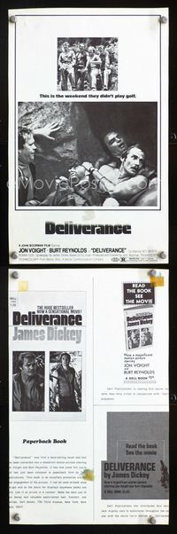 2k812 DELIVERANCE movie pressbook page '72 Jon Voight, Burt Reynolds