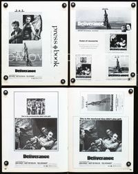 2k859 DELIVERANCE movie pressbook '72 Jon Voight, Burt Reynolds, John Boorman classic!