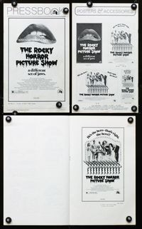 2k947 ROCKY HORROR PICTURE SHOW movie pressbook '75 a different set of jaws!