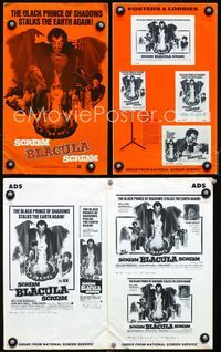 2k951 SCREAM BLACULA SCREAM movie pressbook '73 William Marshall, Pam Grier