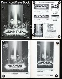 2k964 STAR TREK movie pressbook '79 William Shatner, Leonard Nimoy, great Bob Peak art!