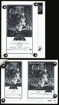 2k965 STAR WARS movie pressbook '77 George Lucas classic sci-fi epic, Mark Hamill, Harrison Ford