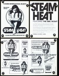 2k966 STEAM HEAT movie pressbook '79 Valerie Brand, Tina Russell, sex!