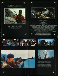 2k522 DEER HUNTER movie program book '78 great images of Robert De Niro with rifle, Michael Cimino