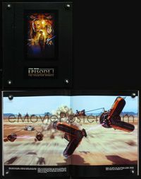 2k532 PHANTOM MENACE movie program book '99 George Lucas, Star Wars Episode I, Drew Struzan art!