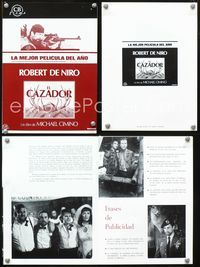 2k351 DEER HUNTER Spanish movie program book '79 Robert De Niro, Michael Cimino, Jezierski artwork!