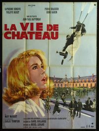 2u488 MATTER OF RESISTANCE French 1panel '66 cool different art of Catherine Deneuve by Jean Mascii!