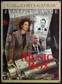 2u500 MUSIC BOX French one-panel '89 Costa-Gavras, cool image of Jessica Lange & Armin Mueller-Stahl