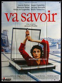 2u585 VA SAVOIR French 1p '01 Jacques Rivette, Jeanne Balibar, cool rooftop photo by Moune Jamet!