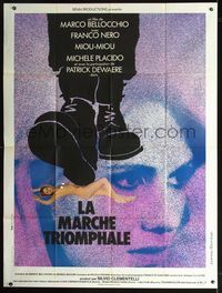 2u588 VICTORY MARCH French 1p '76 Marco Bellocchio, wild sexy art of soldier stepping on nude girl!