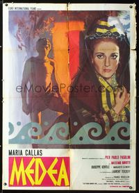 2u210 MEDEA Italian 1p '69 Pier Paolo Pasolini, art of pretty Maria Callas, written by Euripides!