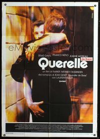 2u246 QUERELLE Italian one-panel '82 Rainer Werner Fassbinder, Brad Davis, homosexual romance!