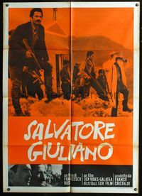 2u256 SALVATORE GIULIANO Italian one-panel '65 the life & death of Sicily's outstanding outlaw!