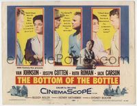 2v354 BOTTOM OF THE BOTTLE TC '56 alcoholic Van Johnson, Joseph Cotten, Ruth Roman, Jack Carson