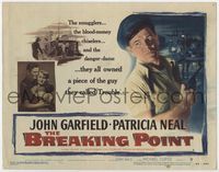 2v357 BREAKING POINT title card '50 John Garfield, Patricia Neal, from Ernest Hemingway's story!