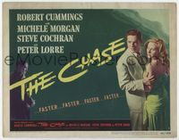 2v371 CHASE title card '46 Robert Cummings holds sexy Michele Morgan while Peter Lorre looks on!