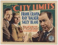 2v377 CITY LIMITS TC '34 Sally Blaine, Frank Craven & Ray Walker in newspaper train melodrama!