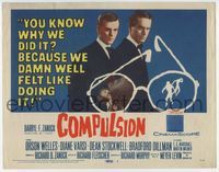 2v380 COMPULSION TC '59 crazy Dean Stockwell & Bradford Dillman try to commit the perfect murder!